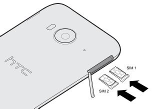 htc smart phone 2200 sim card location|HTC nano sim card.